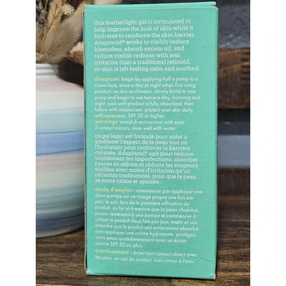 Skinfix Acne+ Adapinoid Gel For Acne Prone Skin 1oz/30mL FULL SZ SEAL BOX $48
